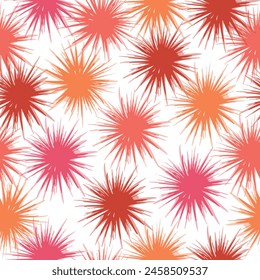  Distressed abstract floral background and art design illustration Fucsia color background dominant.