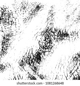 Distressed abstract leather Overlay texture. Grunge creative hide cover background. Empty urban design template for aging your images. Messy, dirty, grainy edges backdrop. EPS10 vector.