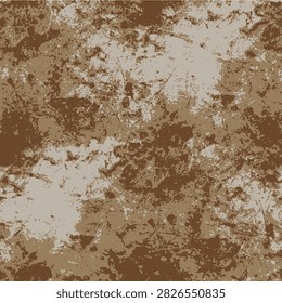 Distressed abstract pattern vector with earthy tones and subtle scratches. Ideal for background textures grunge design elements or weathered surfaces.