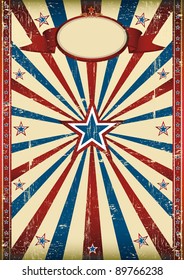 Distressed american frame. A grunge background with a texture for your advertising.