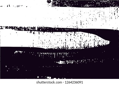 Distressed background in black and white from canvas texture with dots, spots, scratches and lines with wide pale areas. Abstract vector illustration