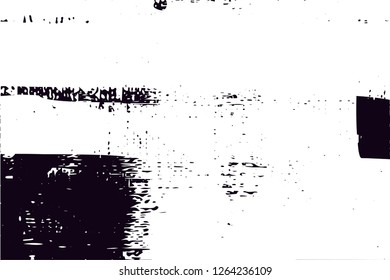 Distressed background in black and white from canvas texture with dots, spots, scratches and lines with wide pale areas. Abstract vector illustration