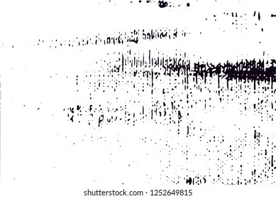 Distressed background in black and white from linen texture with dots, spots, scratches and lines with wide pale areas. Abstract vector illustration
