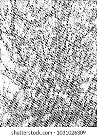 Distressed background in black and white texture with  dark spots, scratches and lines. Abstract vector illustration