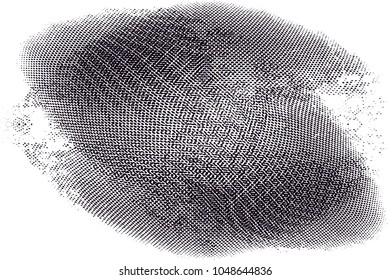 Distressed background in black and white texture with  dark spots, scratches and lines. Abstract vector illustration