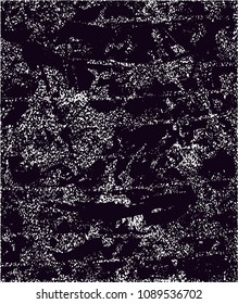 Distressed background in black and white texture with  dark spots, scratches and lines. Abstract vector illustration
