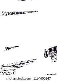 Distressed background in black and white texture with  circular shapes,dark spots, scratches and lines. Abstract vector illustration