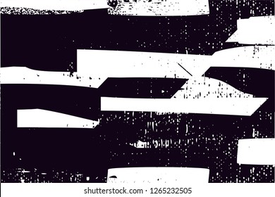 Distressed background in black and white texture with  dark spots, scratches and lines. Abstract illustration