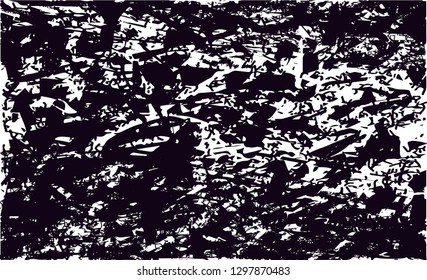 
Distressed background in black and white texture with  dark spots, nets,scratches and lines. Abstract vector illustration