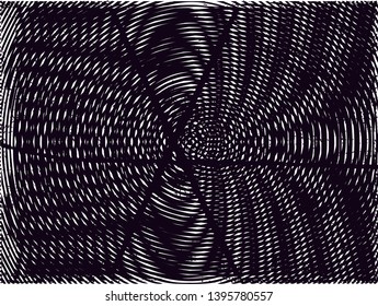 Distressed background in black and white texture with dots, spots, scratches and lines. Abstract vector illustration