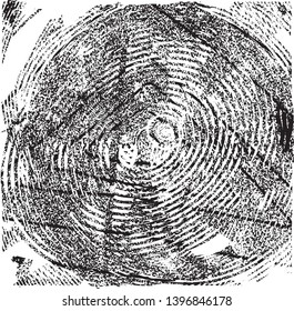 Distressed background in black and white texture with dots, spots, scratches and lines. Abstract vector illustration