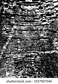 Distressed background in black and white texture with dots, spots, scratches, and lines. Abstract vector illustration.