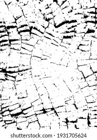 Fondo perturbado en textura en blanco y negro con puntos, puntos, arañazos y líneas. Ilustración del vector abstracto.