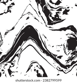 Distressed background in black and white texture with dark spots, scratches and lines. Abstract illustration