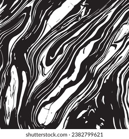 Distressed background in black and white texture with dark spots, scratches and lines. Abstract illustration