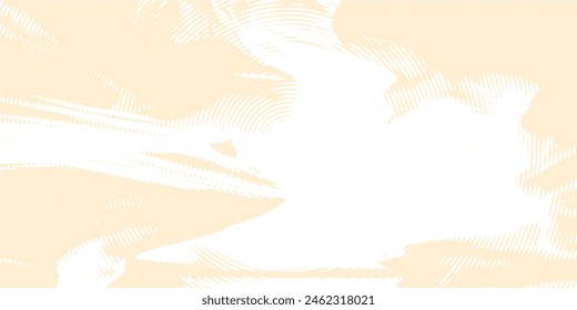 Distressed background in brown and white texture with circular shapes, dark spots, scratches and lines. Abstract vector illustration