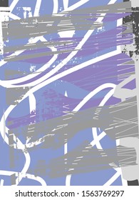 Distressed background color texture with spots, scratches and lines. Abstract vector illustration