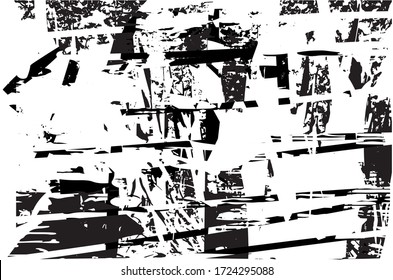 Distressed background  texture with  dots, scratches and lines. Abstract illustration.