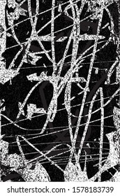 Distressed background  texture with dots, spots, scratches and lines. Abstract vector illustration
