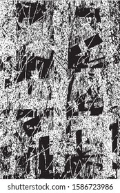 Distressed background  texture with dots, spots, scratches and lines. Abstract vector illustration