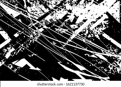 Distressed background  texture with dots, spots, scratches and lines. Abstract vector illustration
