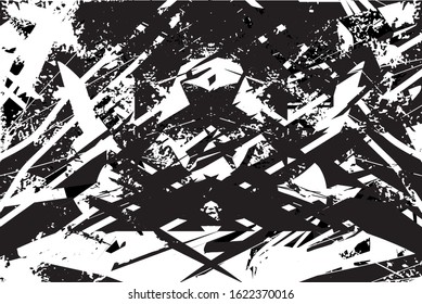 Distressed background  texture with dots, spots, scratches and lines. Abstract vector illustration