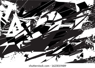 Distressed background  texture with dots, spots, scratches and lines. Abstract vector illustration