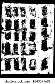 Distressed background  texture with nets, dots, spots, scratches and lines. Abstract vector illustration