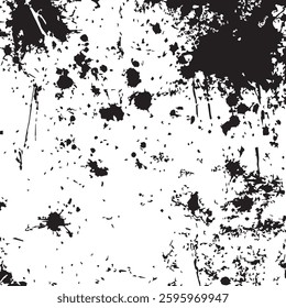 Distressed Black Brushstroke Banners vector