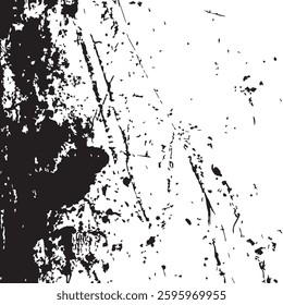 Distressed Black Brushstroke Banners vector