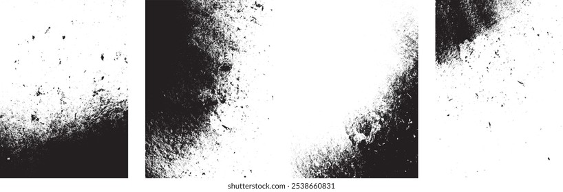 Distressed black grunge texture background.Simply Place illustration over any Object to Create grungy Effect .abstract,splattered , dirty, texture for your design.