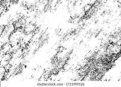 Unterdrückte schwarze Overlay-Textur. brüchiger, dunkler, unscharfer Hintergrund. Schmutzige leere Titelvorlage. Tinte gebürstete renovierte Wand Hintergrund. Dämmeralterungs-Design-Element. EPS10-Vektorillustration.
