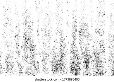 Distressed black texture. Dark grainy texture on white background. Dust overlay textured. Grain noise particles. Rusted white effect. Grunge design elements. Vector illustration, EPS 10.