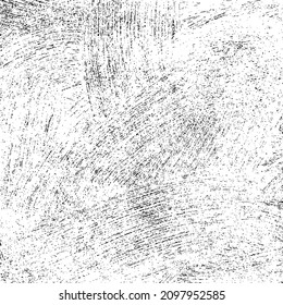Distressed black texture. Dark grainy texture on white background. Dust overlay textured. Grain noise particles. Rusted white effect. Grunge design elements. Vector illustration, EPS 10.