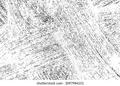 Textura negra angustiada. Textura granulada oscura sobre fondo blanco. El polvo sobrante texturado. Partículas de ruido de grano. Efecto blanco roto. Elementos de diseño gruesos. Ilustración del vector, EPS 10.