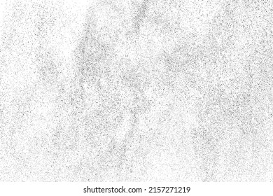 Distressed black texture. Dark grainy texture on white background. Dust overlay textured. Grain noise particles. Rusted white effect. Grunge design elements. Vector illustration, EPS 10.