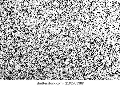Distressed black texture. Dark grainy texture on white background. Dust overlay textured. Grain noise particles. Rusted white effect. Grunge design elements. Vector illustration, EPS 10.