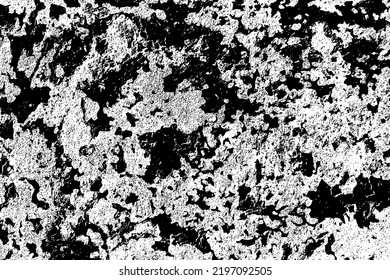 Distressed black texture. Dark grainy texture on white background. Dust overlay textured. Grain noise particles. Rusted white effect. Grunge design elements. Vector illustration, EPS 10.