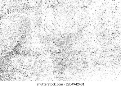 Distressed black texture. Dark grainy texture on white background. Dust overlay textured. Grain noise particles. Rusted white effect. Grunge design elements. Vector illustration, EPS 10.