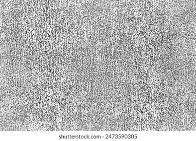 Distressed black texture. Dark grainy texture on white background. Dust overlay textured. Grain noise particles. Rusted white effect. Grunge design elements. Vector illustration, EPS 10.	
