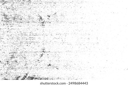 Distressed black texture. Dark grainy texture on white background. Dust overlay textured. Grain noise particles. Rusted white effect Grunge design elements. Vector illustration