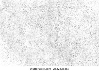 Distressed black texture. Dark grainy texture on white background. Dust overlay textured. Grain noise particles. Grunge design elements. Vector illustration, EPS 10.	
