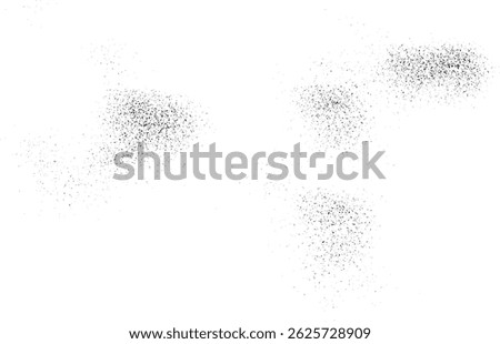 Distressed black texture. Distress Overlay Texture. Subtle grain texture overlay. White background on  grains isolated on white background. Vector illustration.