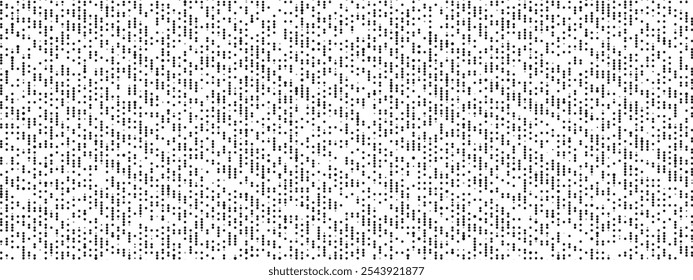 Schwarze Textur mit Distression. Korngeräuschpartikel. Grunge Design Element. Abstraktes Wandmuster. Vektorgrafik. Retro verpixelte Kulisse.