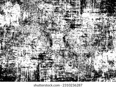 Distressed black and white grunge seamless texture. Overlay scratched design background.