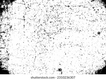 Distressed black and white grunge seamless texture. Overlay scratched design background.