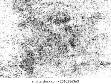 Distressed black and white grunge seamless texture. Overlay scratched design background.