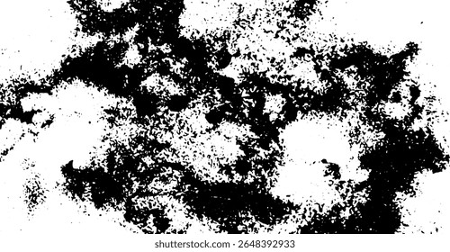Fundo abstrato de textura grunge preto e branco angustiado com Splatters para design de alto contraste e efeitos artísticos exclusivos em projetos