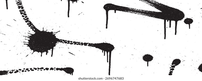 Textura afligida del grunge blanco y negro para los diseños creativos Vector