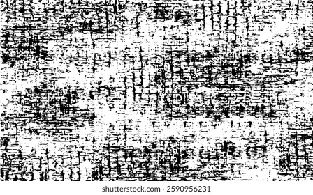 Distressed Black and White Texture, Abstract Grunge Overlay for Creative Visual Effects and Graphic Design Projects with a Unique Artistic Impression